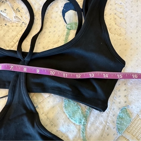 NWT WeWoreWhat black sexy cut-out tank edgy date evening party women large - Picture 6 of 7